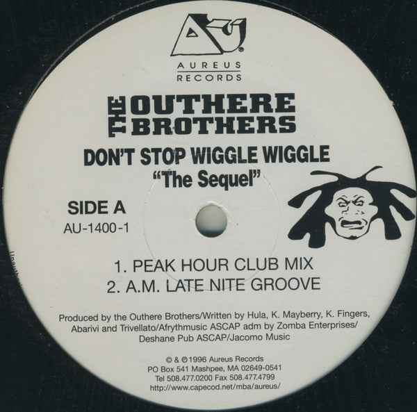 The Outhere Brothers : Don't Stop Wiggle Wiggle "The Sequel" (12")
