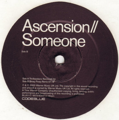Ascension : Someone (12")