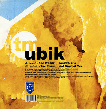 Timo Maas Featuring Martin Bettinghaus : Ubik (12")