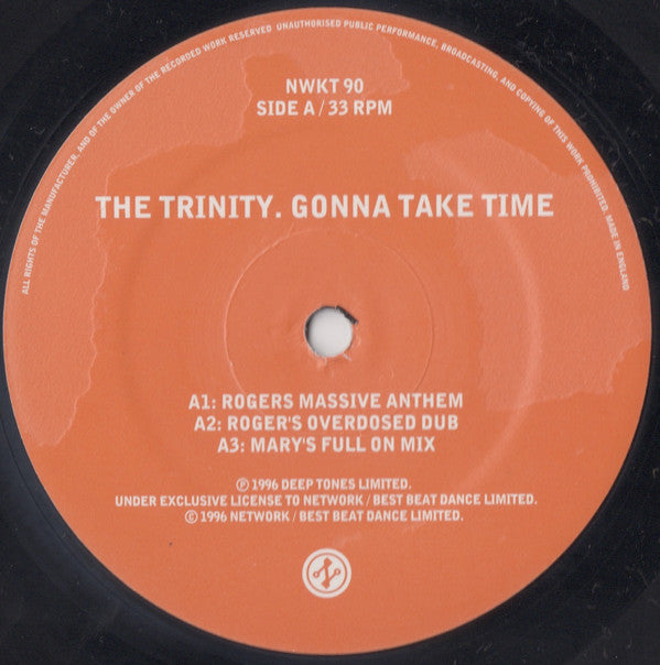 The Trinity (2) : Gonna Take Time (12")