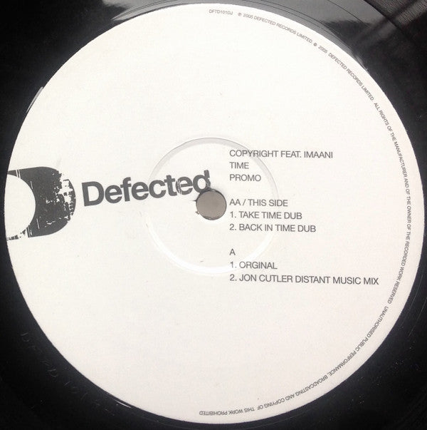 Copyright Feat. Imaani : Time (12", Promo)