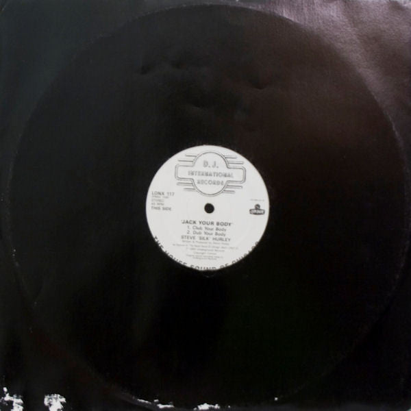 Steve "Silk" Hurley : Jack Your Body (12", Single, Bla)