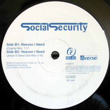 Social Security (4) : Heaven I Need (12")