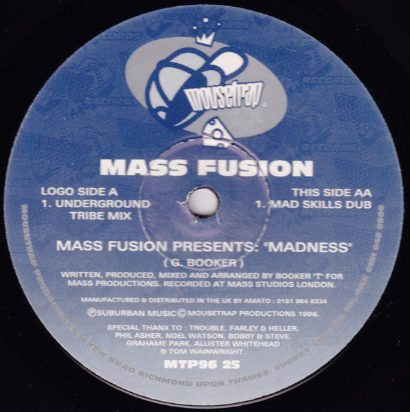 Mass Fusion : Madness (12")