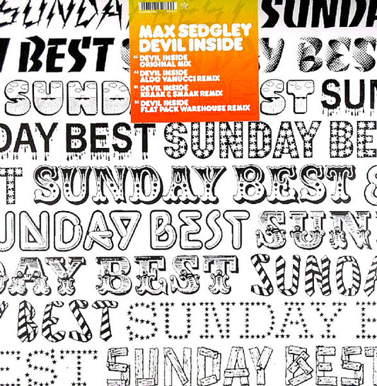 Max Sedgley : Devil Inside (12")