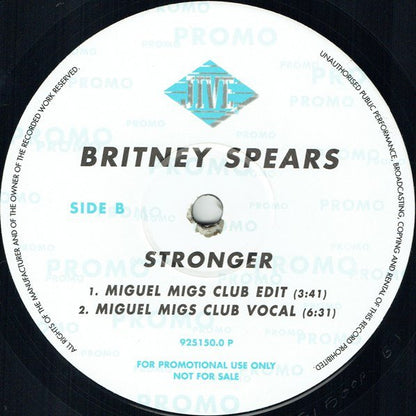 Britney Spears : Stronger (12", Promo)