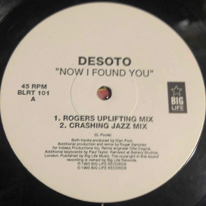 Desoto : Now I Found You (12")