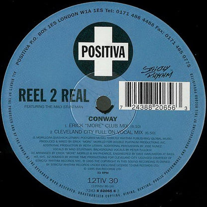 Reel 2 Real Featuring The Mad Stuntman : Conway (12")