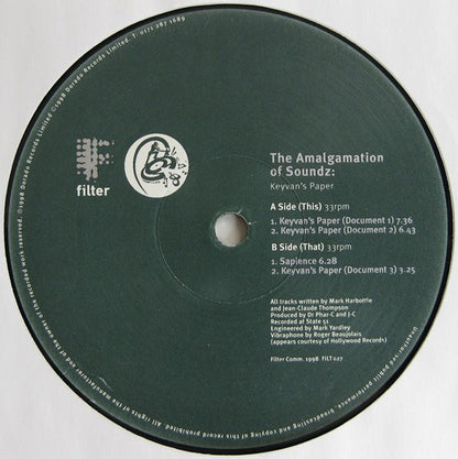 The Amalgamation Of Soundz : Keyvan's Paper (12")