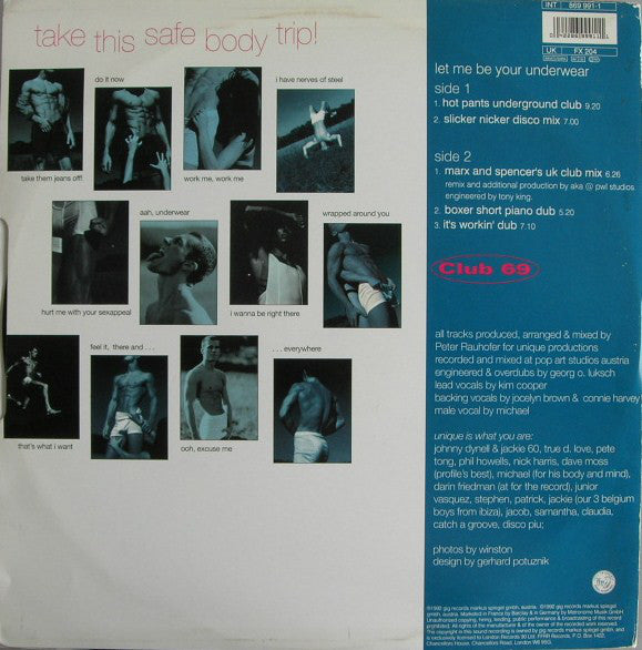 Club 69 : Let Me Be Your Underwear (12")
