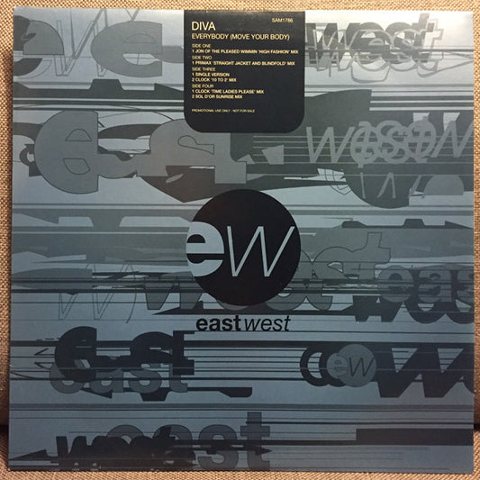 Diva : Everybody (Move Your Body) (2x12", Promo)