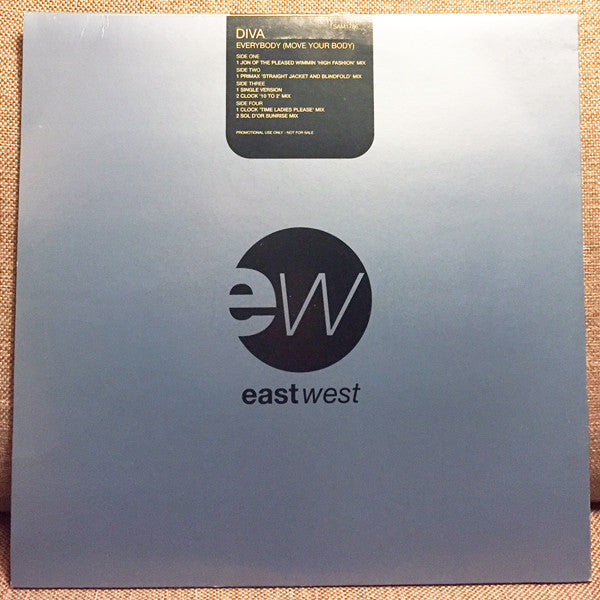 Diva : Everybody (Move Your Body) (2x12", Promo)