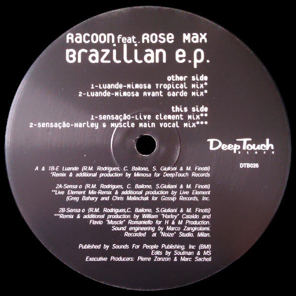 Racoon (5) : Brazilian EP (12", EP)