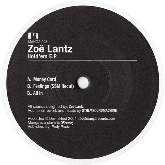 Zoë Lantz : Hold'em E.P (12", EP)