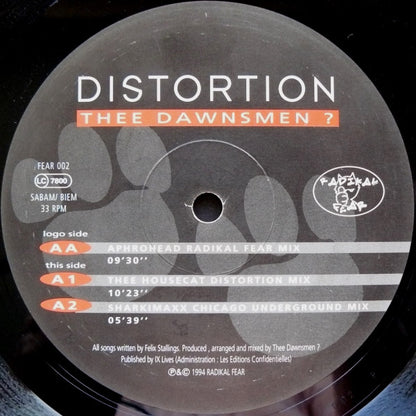 Thee Dawnsmen : Distortion (12")