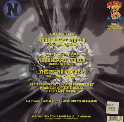 The Nightraver & DJ Trevor Featuring MC Cyclone : Around The World (12")