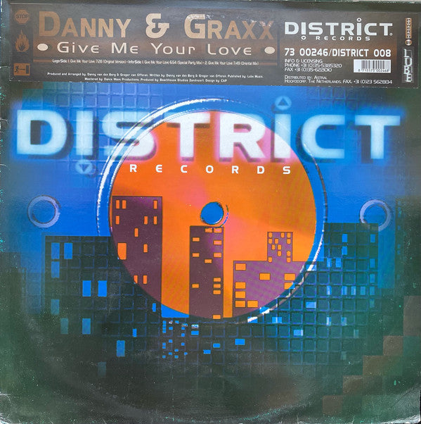 Danny & Graxx : Give Me Your Love (12")