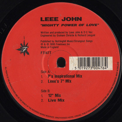 Leee John : Mighty Power Of Love (12")