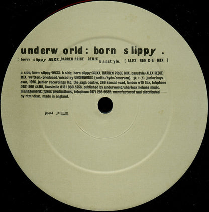 Underworld : Born Slippy (12", Single)