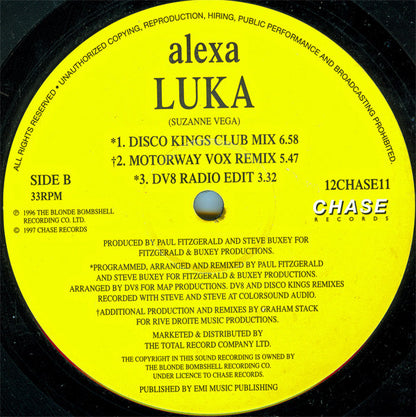 Alexa : Luka (12", Maxi)