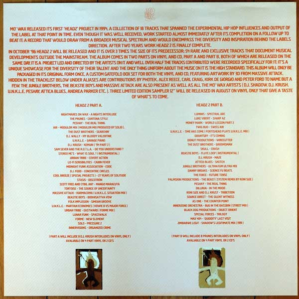 Urban Tribe / Lo - Fi Sensibilities* : Headz 2 Sampler (12", Ltd, Smplr, 3/3)