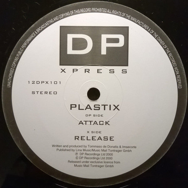 Plastix : Attack / Release (12")