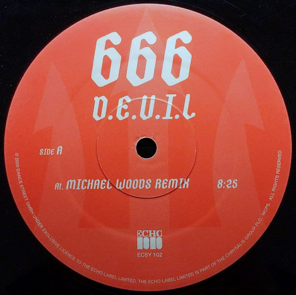 666 : D.E.V.I.L. (12", Single)