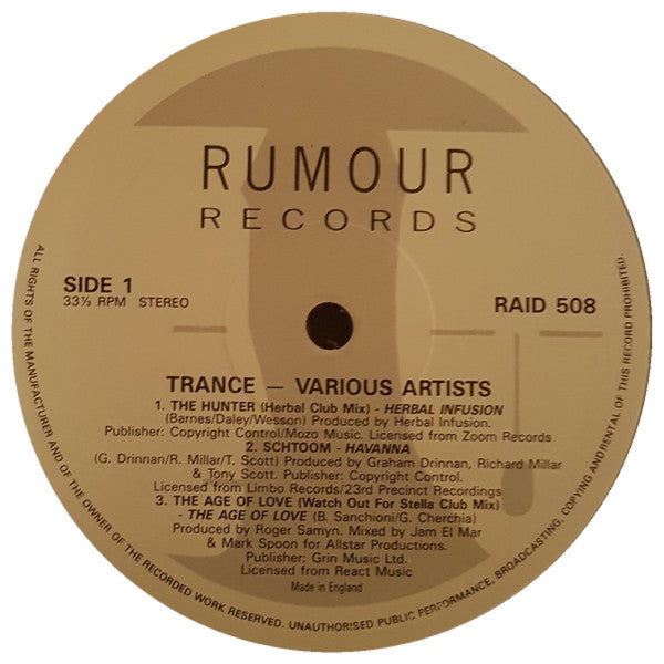 Various : Trance (2xLP, Comp)