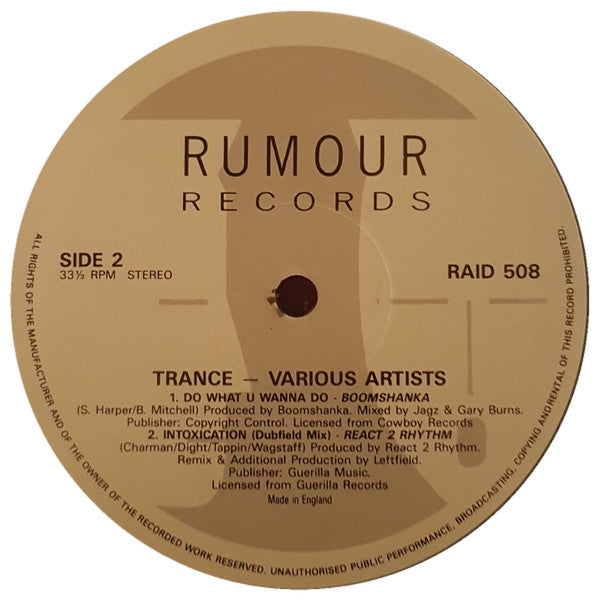 Various : Trance (2xLP, Comp)