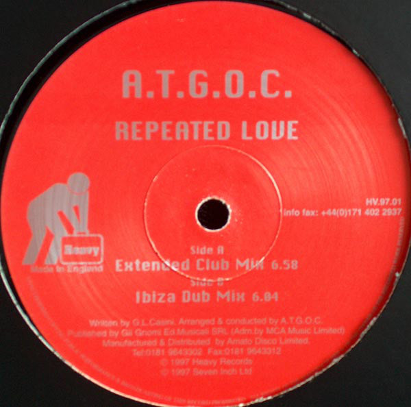 A.T.G.O.C. : Repeated Love (12", Maxi, Promo)