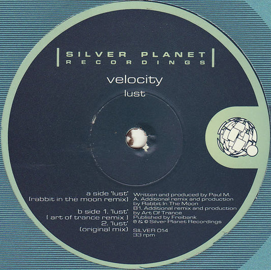 Velocity : Lust (12")