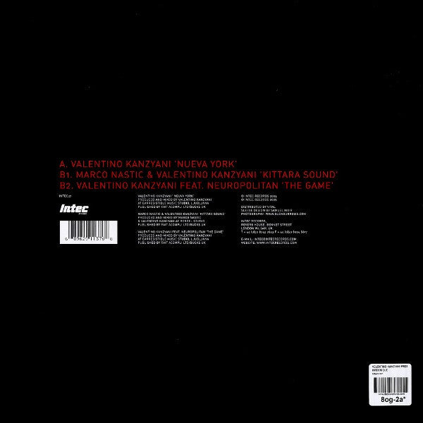 Valentino Kanzyani : Intecnique (12", Smplr)