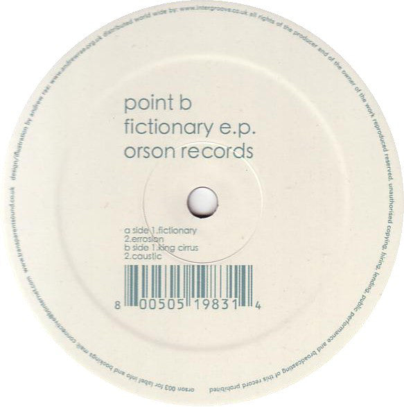 Point B : Fictionary E.P. (12", EP)