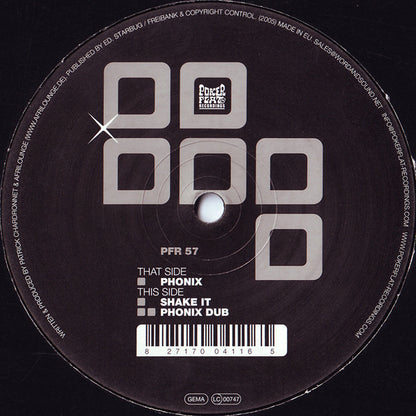 Chardronnet* Vs. Afrilounge : Phonix (12")