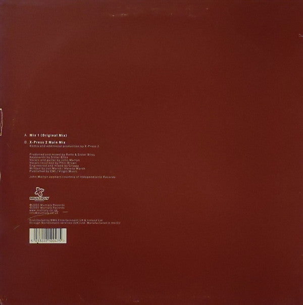 Sister Bliss Feat. John Martyn : Deliver Me (12")