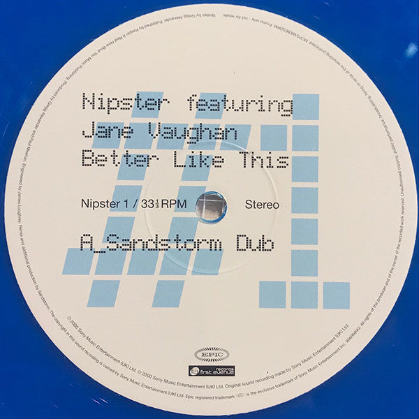 Nipster : Better Like This (12", S/Sided, Blu)