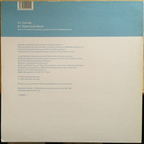 Disco-Tex Presents Cloudburst (3) : I Can Cast A Spell (12", Single)