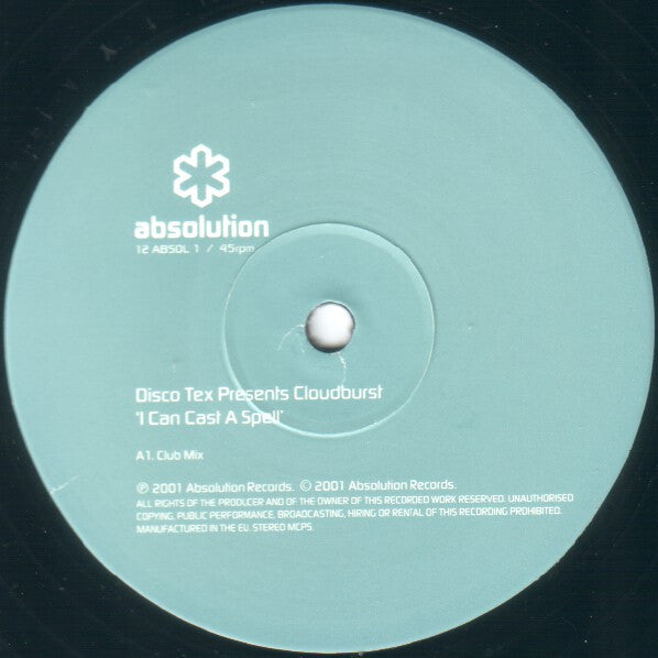 Disco-Tex Presents Cloudburst (3) : I Can Cast A Spell (12", Single)