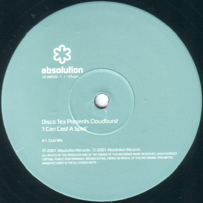 Disco-Tex Presents Cloudburst (3) : I Can Cast A Spell (12", Single)
