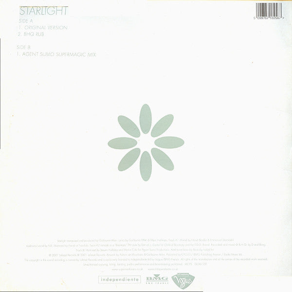 The Supermen Lovers Feat. Mani Hoffman : Starlight (12", Single)