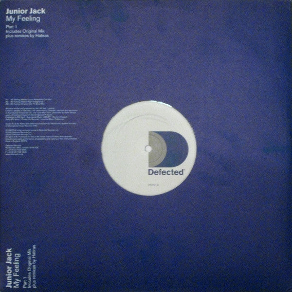 Junior Jack : My Feeling (Part 1) (12")