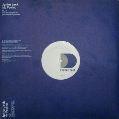 Junior Jack : My Feeling (Part 1) (12")
