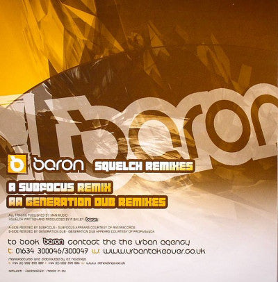 Baron : Squelch (Remixes) (12")