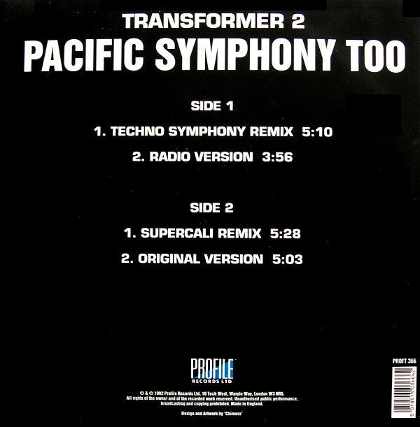 Transformer 2 : Pacific Symphony Too (12")