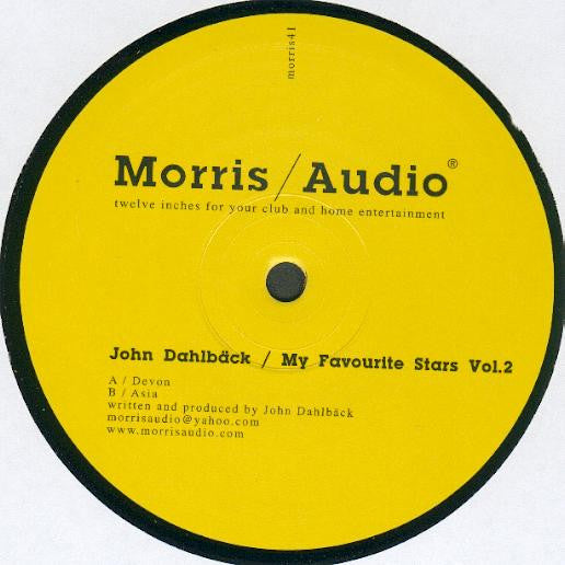 John Dahlbäck : My Favourite Stars Vol. 2 (12")