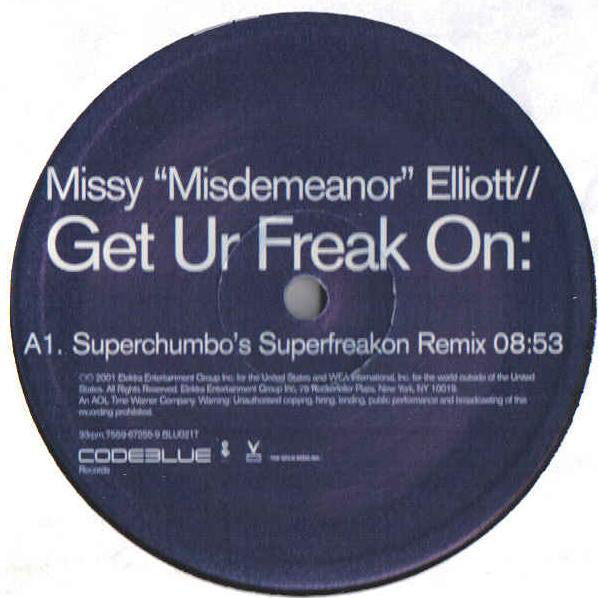 Missy "Misdemeanor" Elliott* : Get Ur Freak On (12", S/Sided, S/Edition)