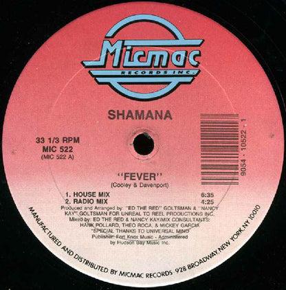 Shamana : Fever (12")