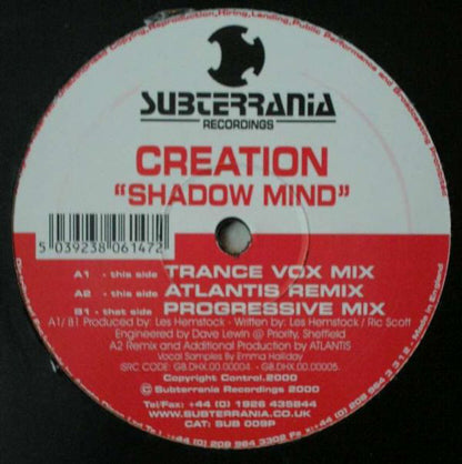 Creation (4) : Shadow Mind (12")