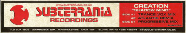 Creation (4) : Shadow Mind (12")