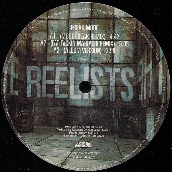 The Reelists : Freak Mode (12", Promo)